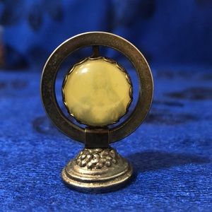 Vintage Catholic Virgin Mary Spinning Decoration 1 1/2 Inch Tall